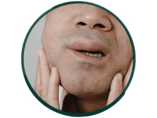 Difficulty moving jaw